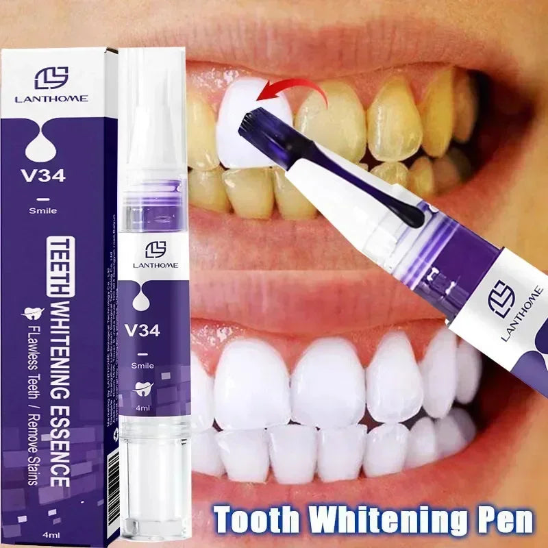 V34 Purple Teeth Whitening Toothpaste